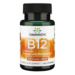 Витамин В12 Vitamin B12 500 mcg 100 Caps