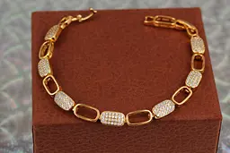 Браслет Xuping Jewelry Бастіон 20 см 6 мм золотистий