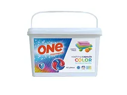 Капсули для прання ONE MOMENT 40шт Кольорових речей 3в1