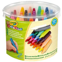 Воскова крейда Crayola Mini kids в барильці 24 шт. (0784)