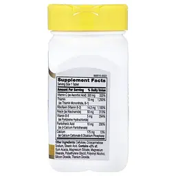 Вітамінний комплекс B B-Complex plus Vitamin C, 100 таблеток 21st Century vit0004455 - мініатюра 2