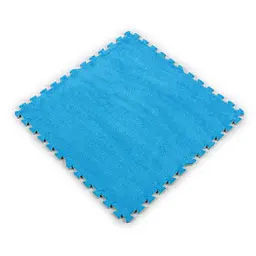 Підлога-пазл плюшевий БЛАКИТНИЙ 60x60x1cm (D) SW-00002091 - мініатюра 3