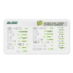 Набір інструментів Alloid 1/2, 1/4, 108 предметів (TS-108) - мініатюра 6