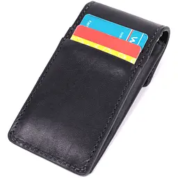 Ключниця футляр із натуральної шкіри GRANDE PELLE 22568 чорна - мініатюра 8