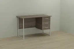 Комп'ютерний стіл Ferrum-decor Гаррі 75x120x70 білий ДСП Дуб Сонома Труфель 16мм (FRD-101003) - мініатюра 2