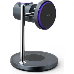 Бездротовий зарядний пристрій Senteo D4 NAVI STAND 3in1 45W Wireless Charging Station with Active Cooling