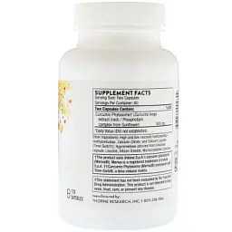Травы Фитосомы куркумина, Meriva-SF, Curcumin Phytosome, 120 капсул (THR-00484) - миниатюра 2