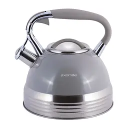 Чайник із свистком Kamille KM-0696GR 2.7 л сірий - мініатюра 7