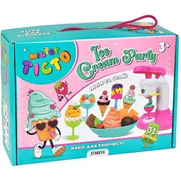 Набір для творчості STRATEG "Містер тісто" Ice Cream Party (укр) 41017