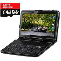 Планшет телефон Hoozo X1001 Full HD 32Gb LTE Jet Black + Чохол-клавіатура + Карта пам'яті 64GB - мініатюра 2