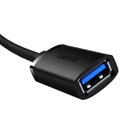 Кабель-подовжувач Baseus AirJoy Series USB3.0 Extension Cable 2m B00631103111-03 Black - мініатюра 2