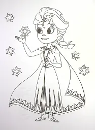 Disney Маля. Гра з кольором. Крижане серце - мініатюра 5