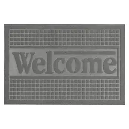 Килимок придверний Eco Fabric Welcome без кромки сірий 40 х 60 см (4060-015) - мініатюра 3