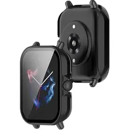 Чохол-накладка DK Пластик Gloss Glass Full Cover для Xiaomi Amazfit GTS 3 (black) - мініатюра 3