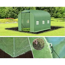 Теплиця садова - парник Holla Garden 300х200х200 см - мініатюра 10