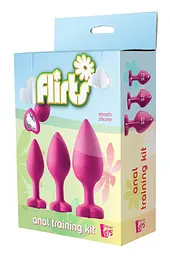 Набір анальних пробок Dream Toys Flirts Pink - мініатюра 2