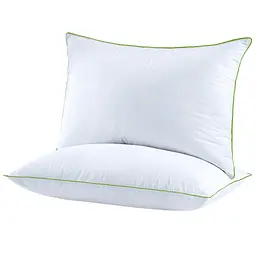 Подушка пух Cosas Snow антиалергенна 50x70 см білий (Pillow_50x70_Fluff_KGreen) - мініатюра 3