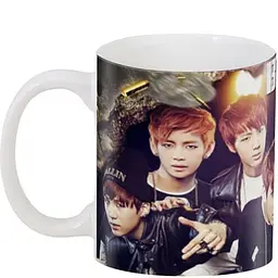 Кухоль GeekLand Bangtan Boys BTS BTS.02.04 330 мл білий - мініатюра 3