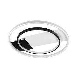 Люстра стельова LED Levistella 7871021, 52W, біло-чорна, з пультом, сучасний стиль для дому - мініатюра 2