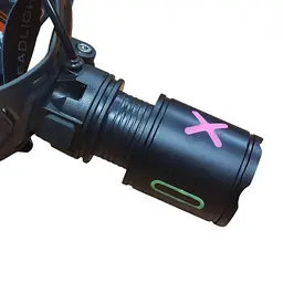 Ліхтар налобний акумуляторний 2x18650 ЗУ Type-C zoom FLUORESCENCE CT012-2P-TG - мініатюра 3