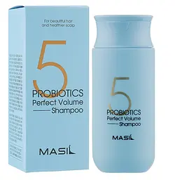 Шампунь з пробіотиками для ідеального об'єму волосся 5 Probiotics Perfect Volume Shampoo Masil 150 мл