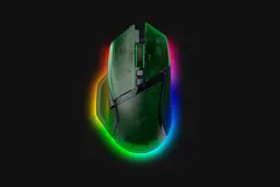 Razer Михайло Basilisk V3 Pro 35K, RGB, USB-A/WL/BT, Phantom Green Ed. - мініатюра 4