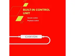 Навушники з мікрофоном Canyon SEP-6 White (CNS-CEP6W) - мініатюра 6