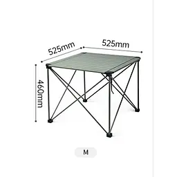 Стіл складаний Naturehike CNK2450JJ013 алюміній M (Сірий) - мініатюра 2