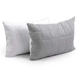 Подушка Руно Grey White силіконова на блискавці 50х70 см (310.52_Grey White) - мініатюра 3