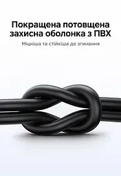 Кабель UGREEN L309 USB-A - USB-C QC 3.0 18 Вт 2 м чорний (85478) - мініатюра 11