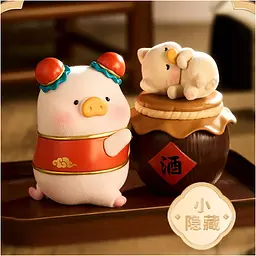 Колекційна фігурка 10/10 Toys LuLu the Piggy серія Office (blind box) - мініатюра 5