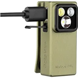 Ліхтар Olight Oclip Ultra Olive green (0.0000.3130) - мініатюра 5