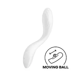 Вібратор Satisfyer Rrrolling Pleasure 22 см білий - мініатюра 6