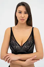 Бюстгальтер формований VIOLETTA 016 19 02 Effetto Lingerie чорний 75F