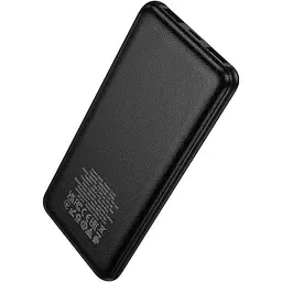 Зовнішній акумулятор Hoco J153 Stability 10000mAh 10W Black [152065] - мініатюра 2