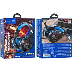 Навушники Hoco Drift Gaming headphones W104 чорно-червоні - мініатюра 7