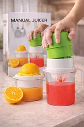 Портативний соковитискач для фруктів JUICER / Соковитискач для цитрусових з чашею 400 мл