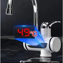 Проточний водонагрівач Delimano кран змішувач з миттєвим підігрівом води - мініатюра 4