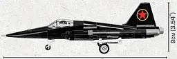 Конструктор COBI літак МіГ-28 TOP GUN 5859 - мініатюра 6