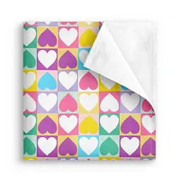 Пелюшка багаторазова Cosas непромокаюча Love Puzzle 50x70 см, рожева - мініатюра 2