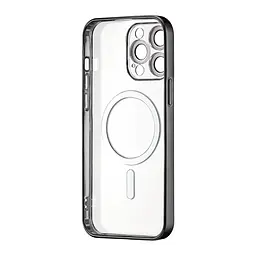 Чохол Ductil Metallic Edge with MagSafe (Protected Camera & Lens) iPhone 14 Pro Max Black - мініатюра 3