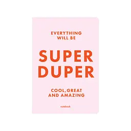 Блокнот "SUPER DUPER" рожевий