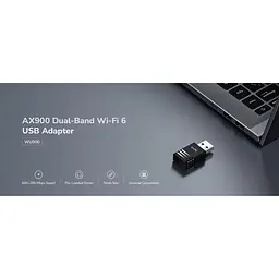 WiFi-адаптер Cudy WiFi WU900 AX900 Wi-Fi 6 (WU900) - мініатюра 6