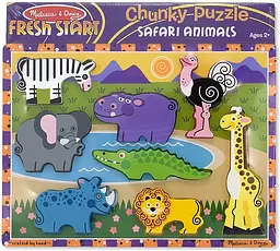 Формовий пазл Melissa&Doug Сафарі, 7 елементів (MD13722) - мініатюра 3