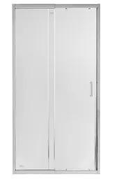Душові двері в нішу Qtap Taurus CRM209-1.C6 90-100x200 см, скло Clear 6 мм, покриття CalcLess (TAUCRM2091C6)