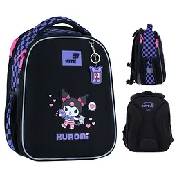 Рюкзак для початкової школи Kite Education каркасний 555 HK-3 Чорний (HK26-555S-3) - мініатюра 2