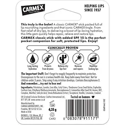 Бальзам для губ у стіку Carmex Класичний 4.25 г - мініатюра 3
