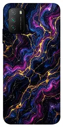 TPU чохол Demsky Purple space marble для Xiaomi Poco M3