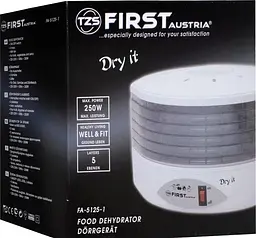 Сушіння для овочів та фруктів First FA-5125-1 White - мініатюра 2
