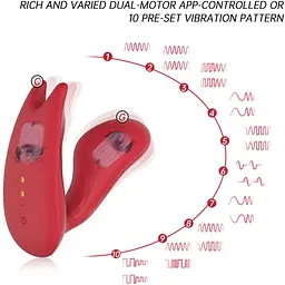 Смартвібратор Magic Motion Umi Red - мініатюра 2